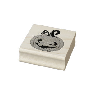 Tampons Encreurs Timbre Citrouille Halloween