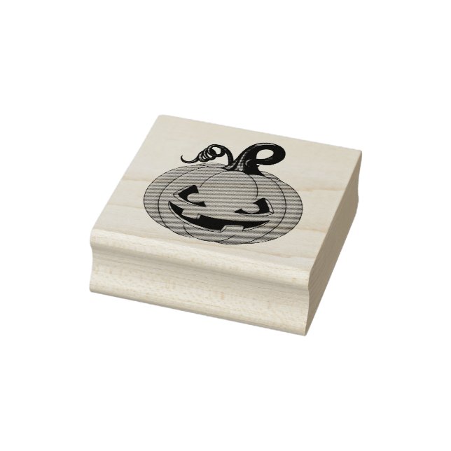 Tampons Encreurs Timbre Citrouille Halloween (Tampon)