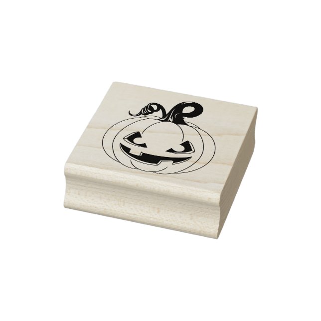 Tampons Encreurs Timbre Citrouille Halloween (Tampon)