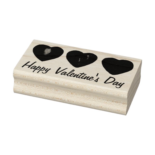 Tampons Encreurs Timbre Coeur Heureuse Sainte-Valentin (Tampon)