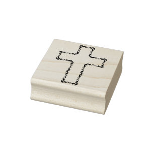 Tampons Encreurs timbre croix de vigne florale