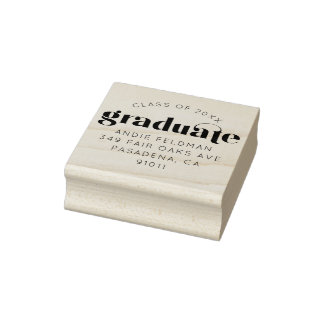 Tampons Encreurs Timbre d'adresse de retour personnalisé Grad moder
