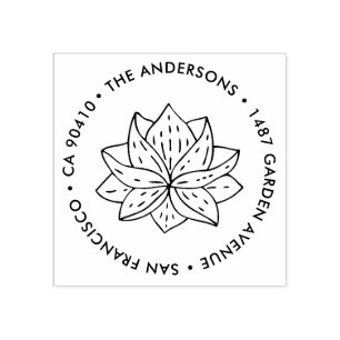 Tampons Encreurs Timbre d'adresse, timbre d'adresse personnalisé, s