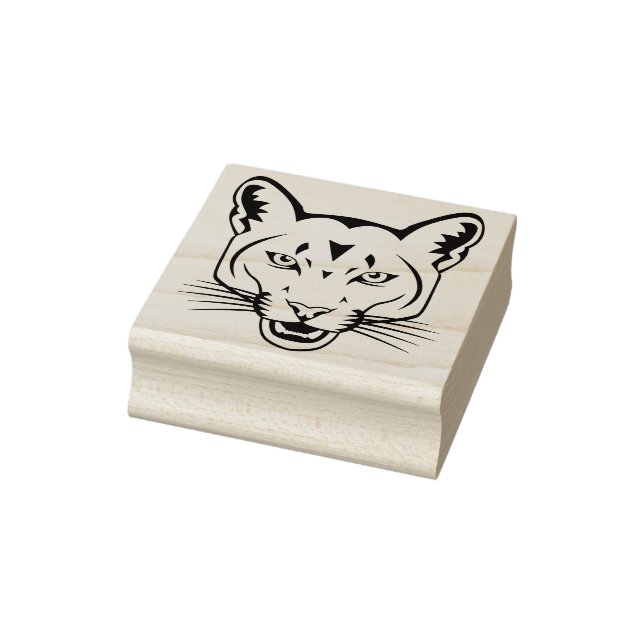 Tampons Encreurs timbre d'art de chat sauvage (Tampon)