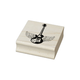 Tampons Encreurs timbre d'art de guitare