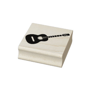 Tampons Encreurs timbre d'art de guitare acoustique