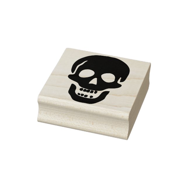 Tampons Encreurs Timbre d'art de la silhouette du visage crâne (Tampon)