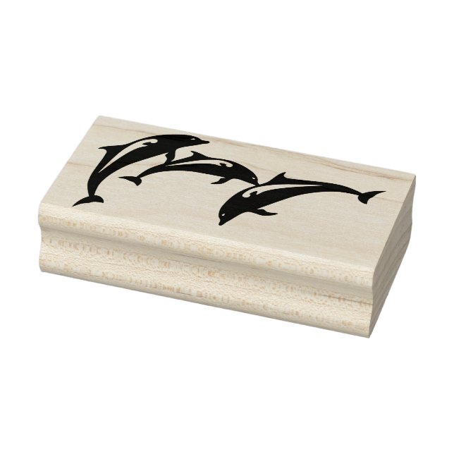 Tampons Encreurs timbre d'art des dauphins (Tampon)