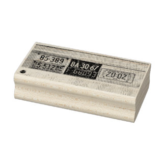 Tampons Encreurs Timbre d'art des plaques d'immatriculation des aut