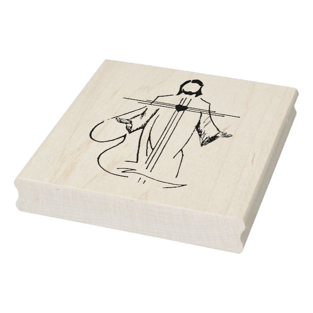 Tampons Encreurs Timbre d'art du coeur de Jésus (Tampon)