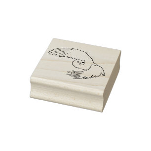 Tampons Encreurs Timbre d'art du hibou volant