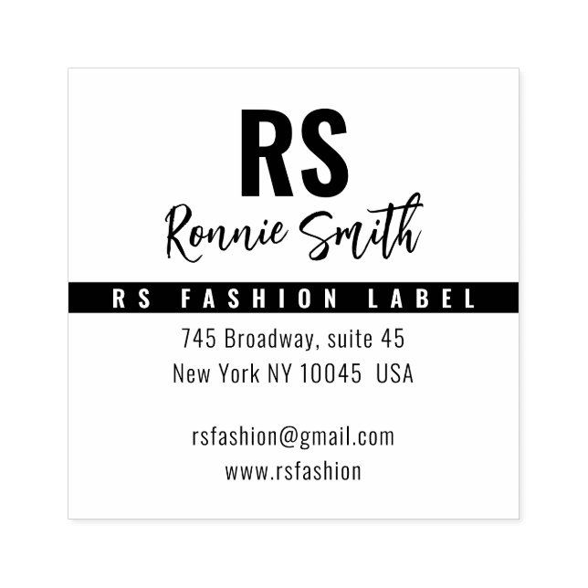 Tampons Encreurs Timbre d'art en bois de signature (Impression)