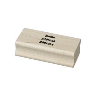 Tampons Encreurs Timbre d'art en bois personnalisable