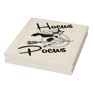 Tampons Encreurs Timbre d'art en caoutchouc Hocus Pocus Retro