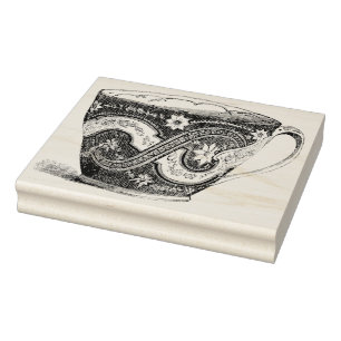 Tampons Encreurs Timbre d'art en caoutchouc Orné vintage