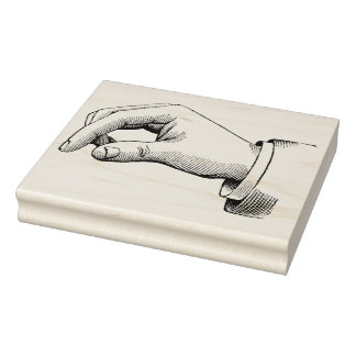 Tampons Encreurs Timbre d'art en caoutchouc pour doigts vintages - 