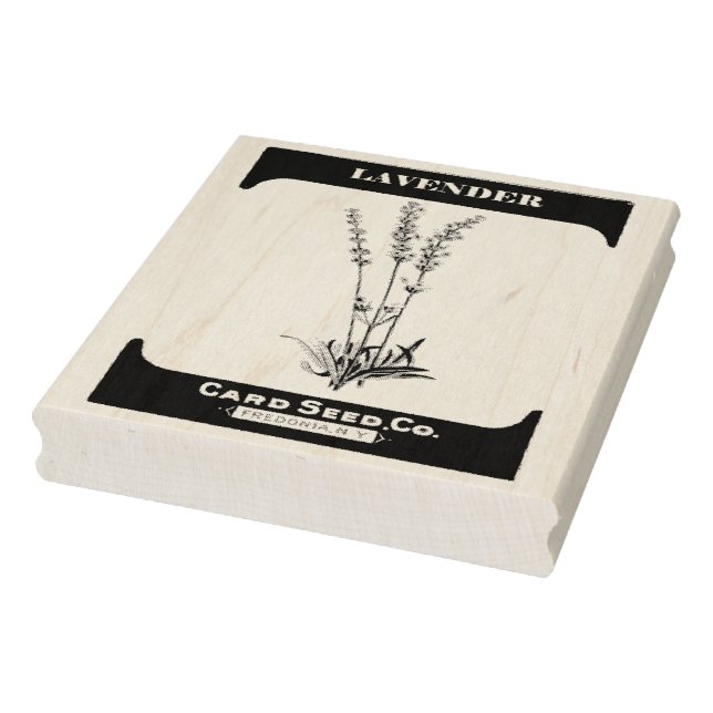 Tampons Encreurs Timbre d'art en caoutchouc pour paquets de graines (Tampon)