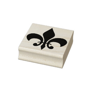 Tampons Encreurs timbre d'art fleur de lis