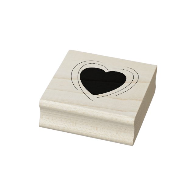 Tampons Encreurs Timbre d'art Heart Wood (Tampon)