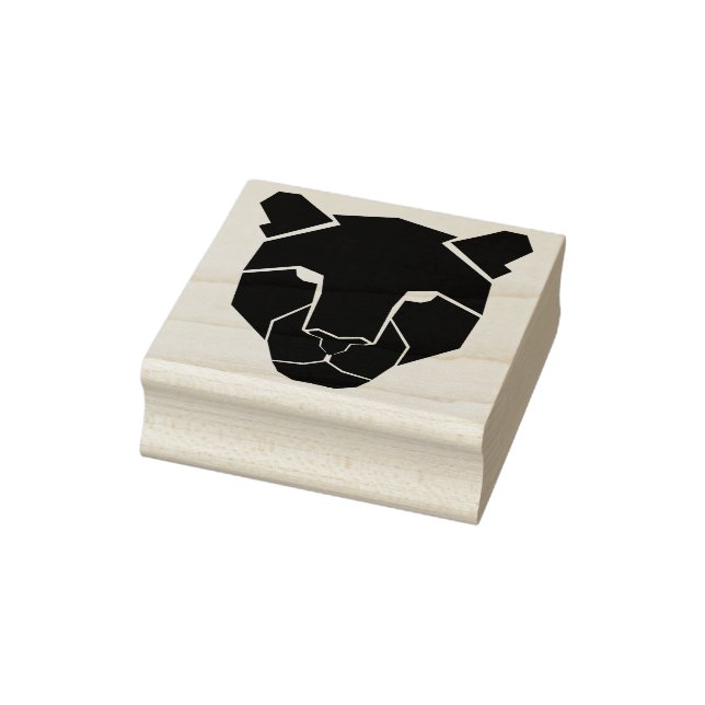 Tampons Encreurs timbre d'art léopard silhouette (Tampon)