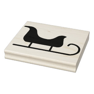 Tampons Encreurs Timbre d'art motif de silhouette père Noël