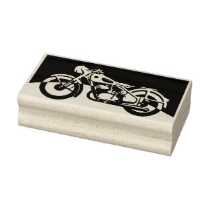 Tampons Encreurs timbre d'art motocycliste