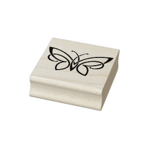 Tampons Encreurs timbre d'art papillon ornemental