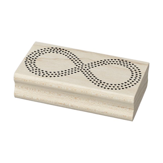 Tampons Encreurs timbre d'art silhouette des coeurs infinies (Tampon)