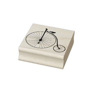 Tampons Encreurs Timbre d'art vintage pour bicyclettes