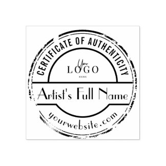 Tampons Encreurs Timbre d'authenticité pour artiste de la galerie d