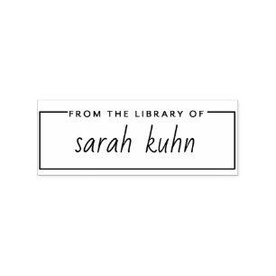 Tampons Encreurs Timbre de bibliothèque d'ex-libris, timbre de