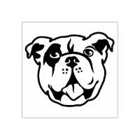 Timbre de Bulldog anglais mignon