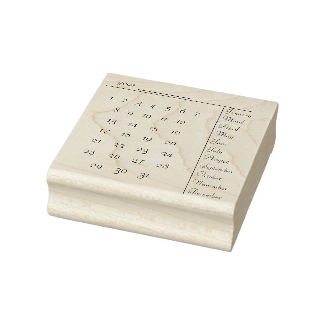 Tampons Encreurs timbre de calendrier (Tampon)