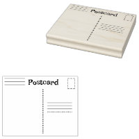 Timbre de carte postale personnalisée
