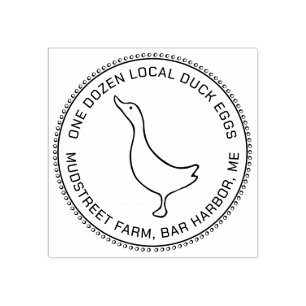 Tampons Encreurs Timbre de carton d'oeuf de petit canard mou