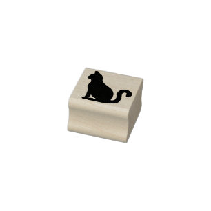 Tampons Encreurs Timbre de chat, mignonette chatte, amoureux des an