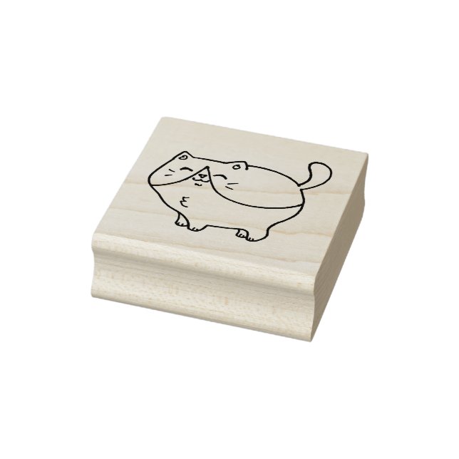 Tampons Encreurs Timbre de chat Tuxedo (Tampon)
