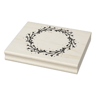 Tampons Encreurs Timbre de couronne de Noël