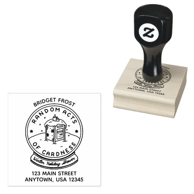 Tampons Encreurs Timbre de douche de vacances RAOC (Tamponné)