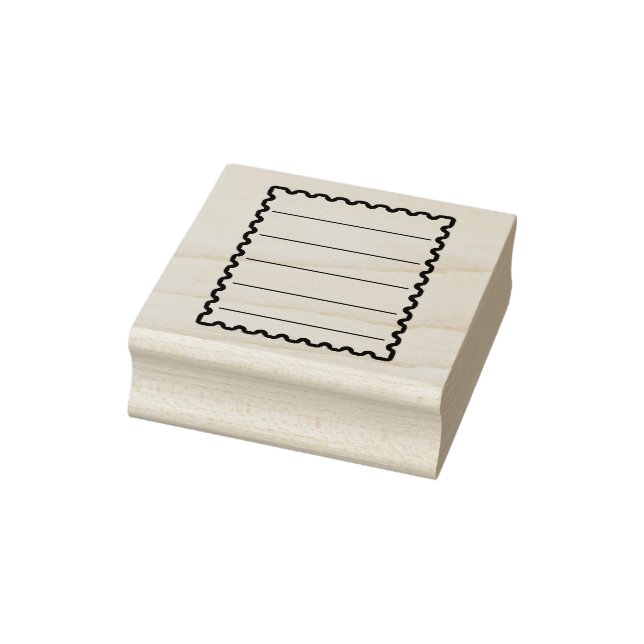 Tampons Encreurs Timbre de journal de bricolage avec des lignes (Tampon)