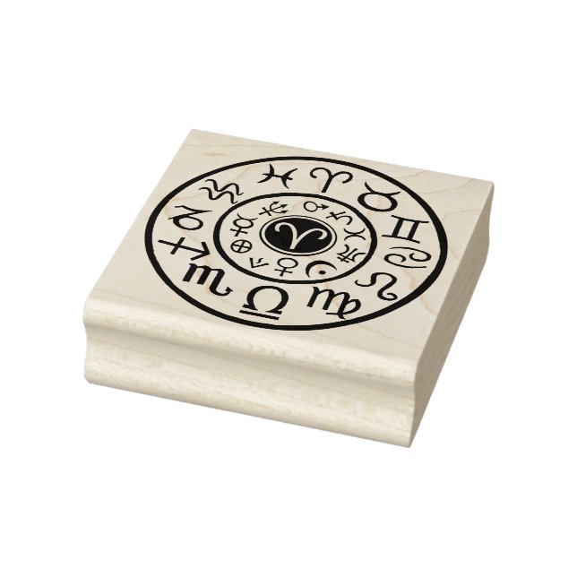Tampons Encreurs Timbre de la conception céleste astrologique de Bu (Tampon)