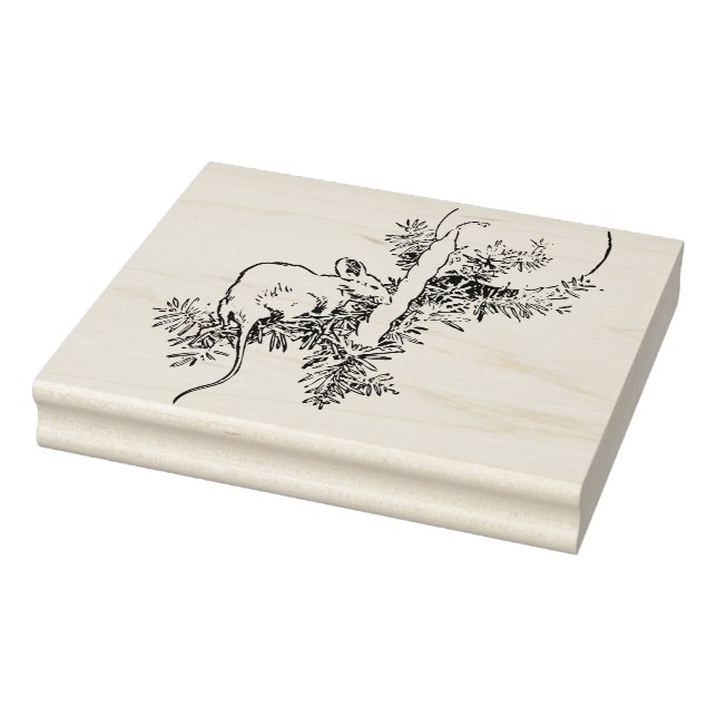 Tampons Encreurs Timbre de la souris de Noël (Tampon)