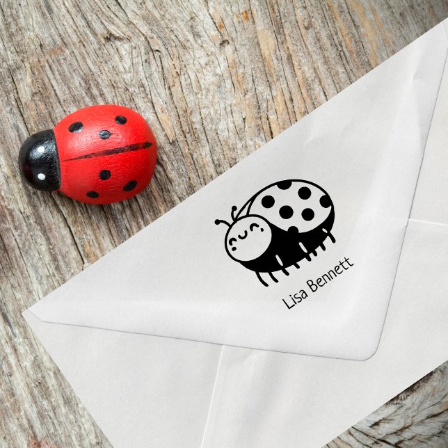 Tampons Encreurs Timbre de Ladybug adorable (Créateur téléchargé)
