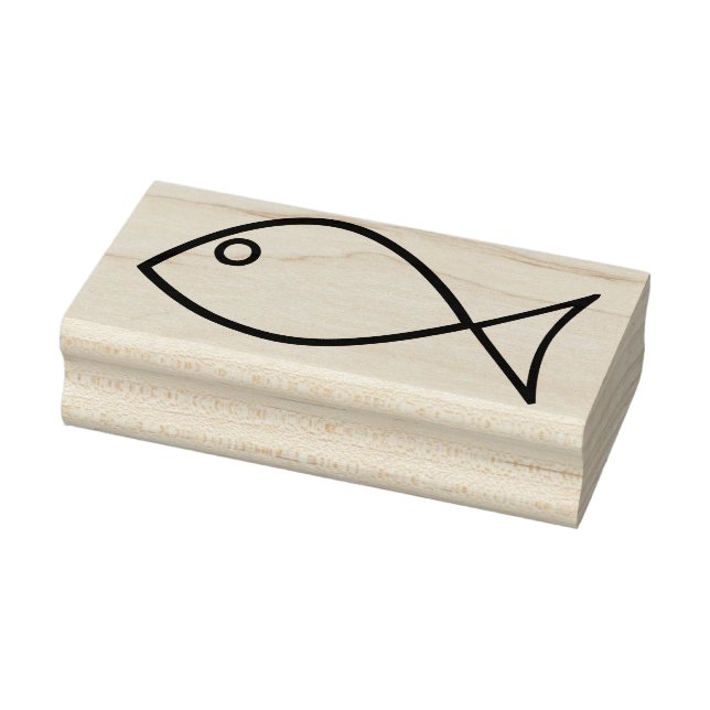 Tampons Encreurs timbre de l'art du poisson jésus (Tampon)