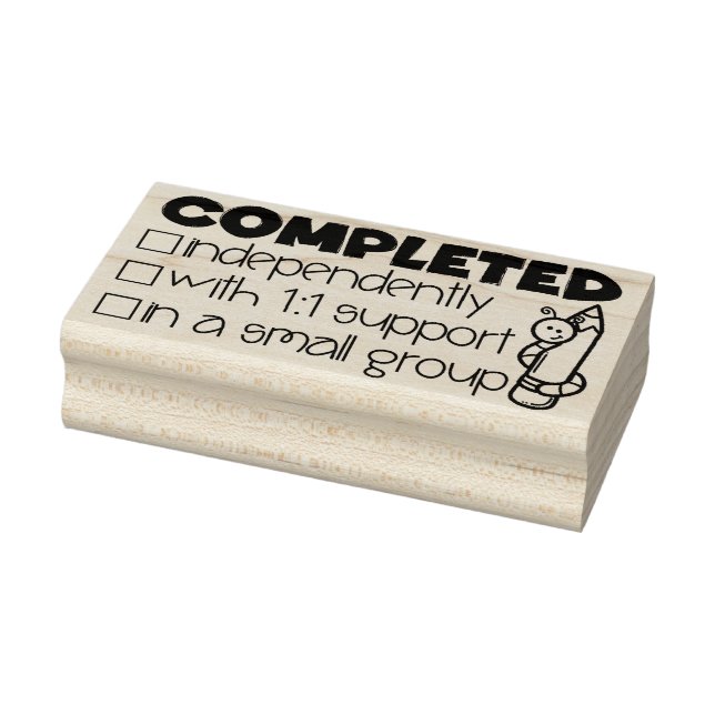 Tampons Encreurs Timbre de l'enseignant terminé (Tampon)