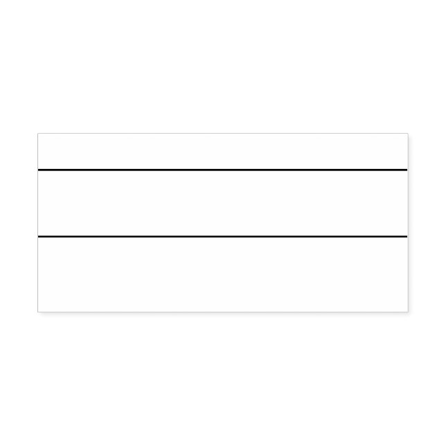 Tampons Encreurs Timbre de ligne d'écriture (Impression)