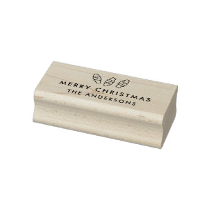 Tampons Encreurs Timbre de Noël des ampoules de fête