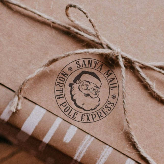 Tampons Encreurs Timbre de Noël Livraison spéciale Père Noël (Créateur téléchargé)