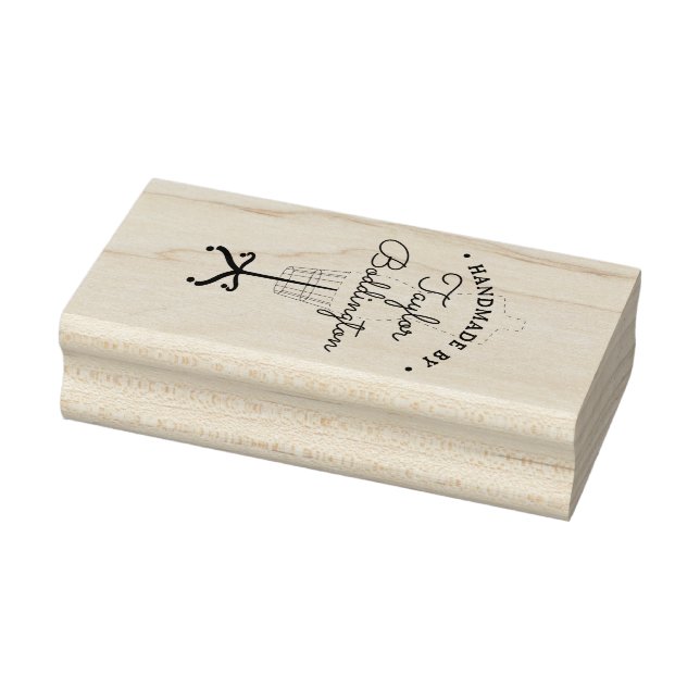 Tampons Encreurs Timbre de nom de mode artisanal du fabricant (Tampon)