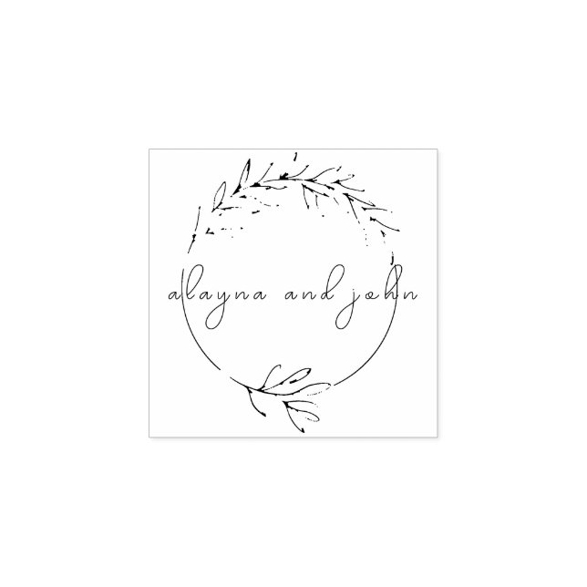 Tampons Encreurs Timbre de nom personnalisé (Impression)